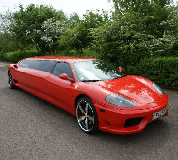 Ferrari Limo in East Midlands

